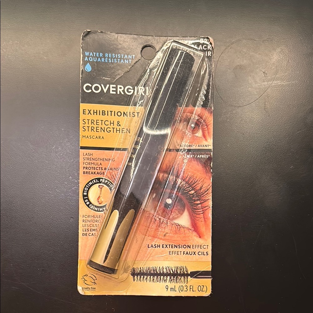 CoverGirl Black Water Resistant Exhibitionist Stretch and Strengthen Mascara